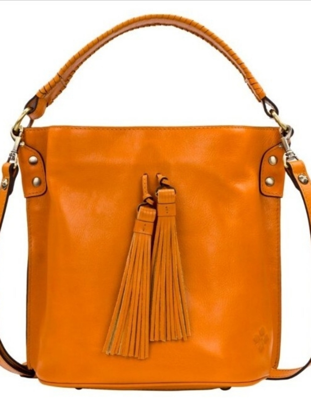Patricia Nash Otavia Vintage Distressed Leather Bucket Bag